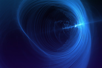 set 7 blue glow energy wave.