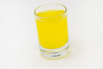 Beverage in a small beaker
