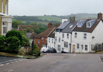 Ancient market town of Axminster in East Devon, famous for its carpet industry © Savo Ilic