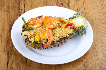 Rice with prawn