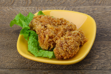 Crispy chicken wings