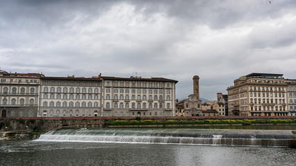 Fototapeta premium Santa Rosa weir in Florence