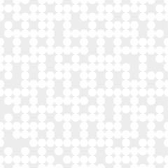 Seamless vector decorative background with circles and polka dots. Print. Cloth design, wallpaper.