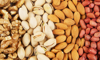 Nuts background