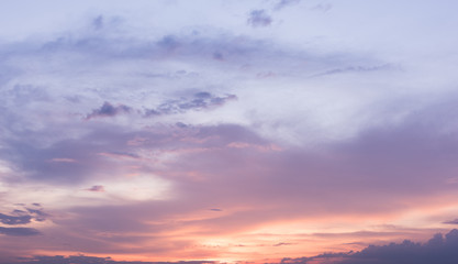 Fototapeta na wymiar sky sunset background