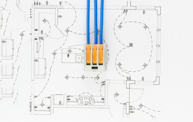 Wiring diagram and connector wires
