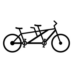 Fototapeta premium Tandem bicycle