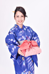 Woman wearing a dress