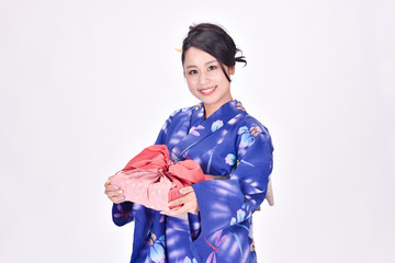 Woman wearing a dress