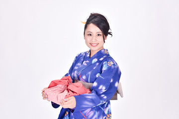 Woman wearing a dress
