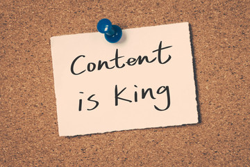 Content is king