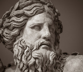 The ancient marble portrait of man with beard © Ruslan Gilmanshin