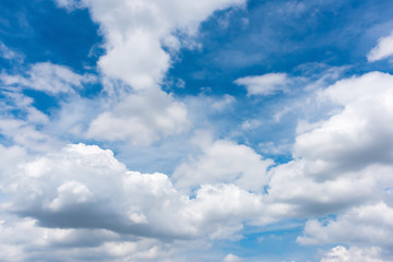 blue sky with clouds