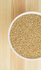 Organic uncooked white quinoa