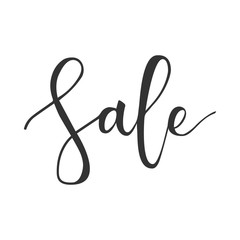 Fototapeta premium Sale hand written inscription