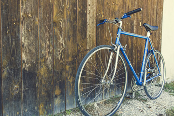 Fototapeta na wymiar classic vintage racing bike