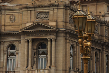 Teatro Colon closeup