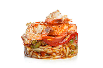 Chinese fast-food from wok.