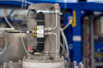 particle accelerator, the machine study the particles, a powerful computer in a laboratory study of the properties of materials