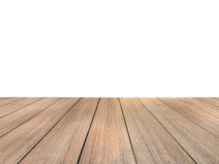 wooden floor isolated on white