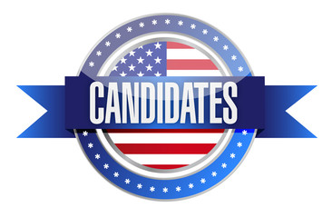 candidates seal illustration design