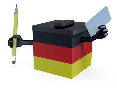 recommend clip art: German ballot box cartoon