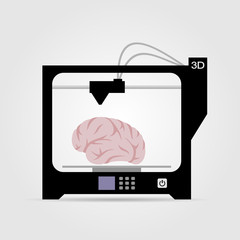 3D printing brain
