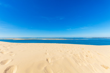 Fototapeta na wymiar View from Dune of Pyla, Arcachon Bay