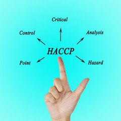 The meaning of HACCP concept (Hazard Analysis of Critical Control point) for business and use in manufacturing.