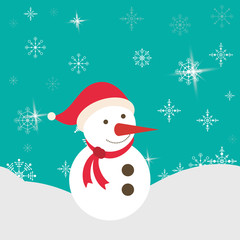 snowflake merry christmas decoration celebration winter theme image vector illustration