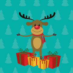 snowflake merry christmas decoration celebration winter theme image vector illustration