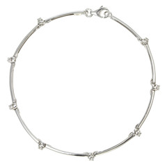 Diamond bracelet with many stones