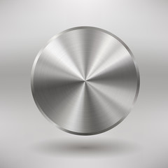 Metal Badge with Texture