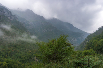 Moraca River Canyon in Montenegro