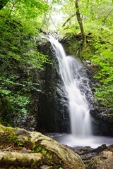 A waterfall in the Lake District of Cumbria, in Northern England