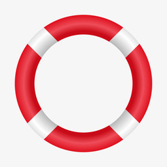 Vector Lifebuoy on a white background