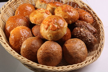 basket of different bread