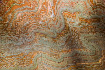 Underground salt mine tunnel