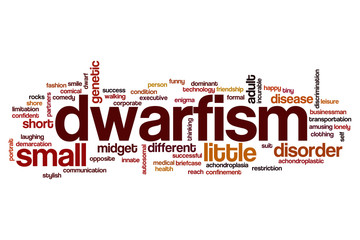 Dwarfism word cloud
