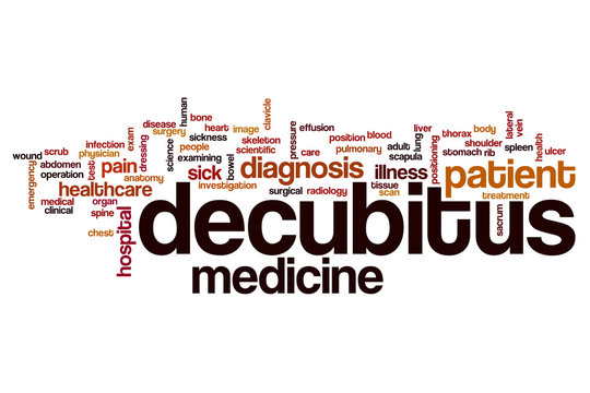 Decubitus word cloud