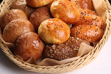 basket of different bread