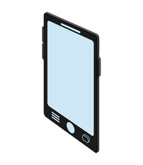 smartphone gadget device technology virtual  icon. Flat and isolated design. Vector illustration