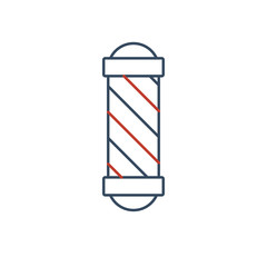 Linear barbershop icons set. Universal hairstyle icon to use in web and mobile UI