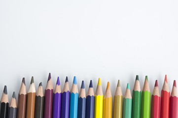 color colourful pencil background palette wood tool