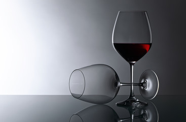  glass of red wine