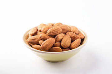 Almonds in a bowl