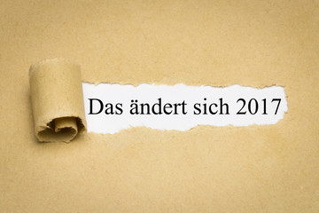 Das ändert sich 2017