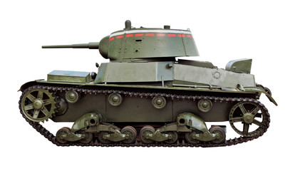 Fototapeta na wymiar Soviet light infantry tank T-26