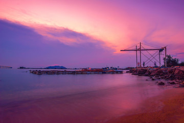 Beach Pier sunset
