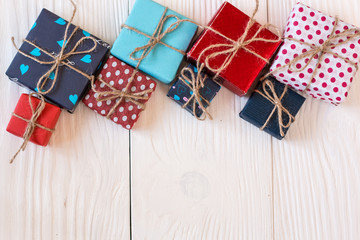 Obraz premium Christmas decoration on abstract background,vintage filter,soft focus